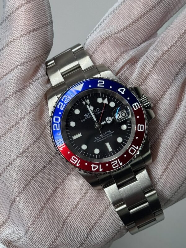 SEIKO MOD GMT MASTER II "PEPSI"