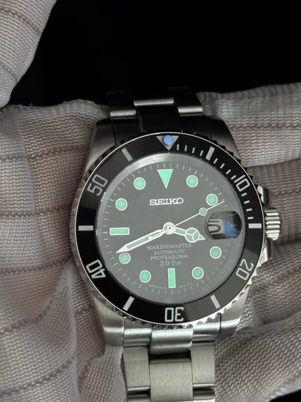 SEIKO MOD SUBMARINER "BLACK"