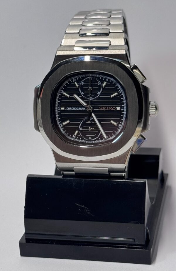 SEIKO MOD NAUTILUS CHRONOGRAPH "BLACK"