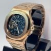 SEIKO MOD NAUTILUS OPEN HEART “BLACK WAVES”