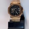 SEIKO MOD NAUTILUS "ROSE GOLD & BLACK” OPENHEART