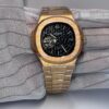 SEIKO MOD NAUTILUS OPEN HEART “BLACK WAVES”