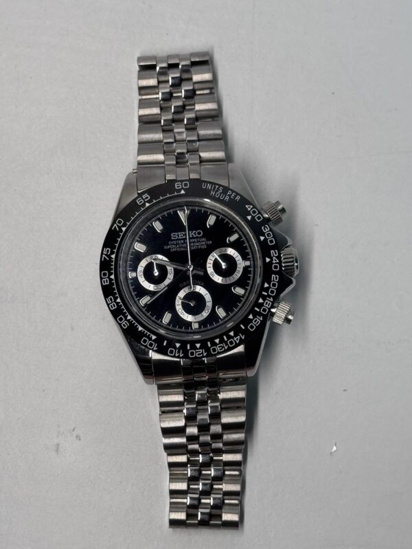 SEIKO MOD DAYTONA "BLACK"