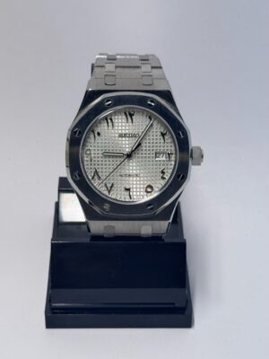 SEIKO MOD ROYAL OAK "ARABIC SILVER"