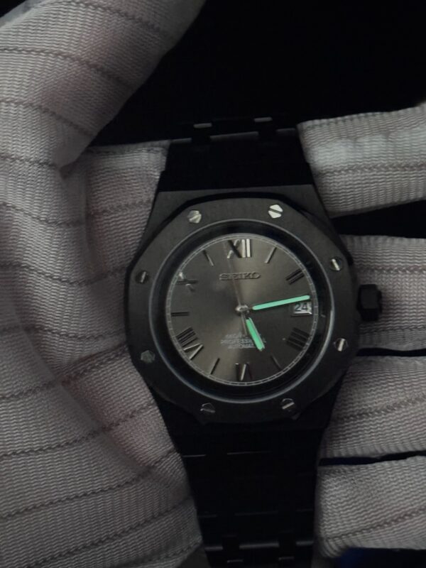 SEIKO MOD ROYAL OAK “TRIPLE BLACK"