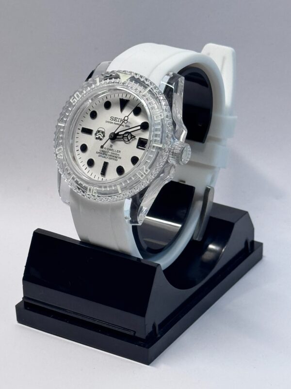 SEIKO MOD "TRANSPARENT STAR WARS WHITE"
