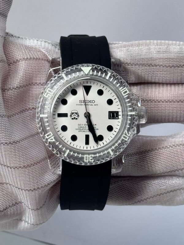 SEIKO MOD “TRANSPARENT STAR WARS BLACK"