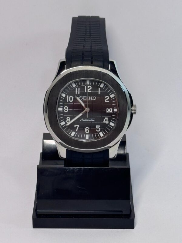 SEIKO MOD AQUANAUT "SILVER & BLACK"