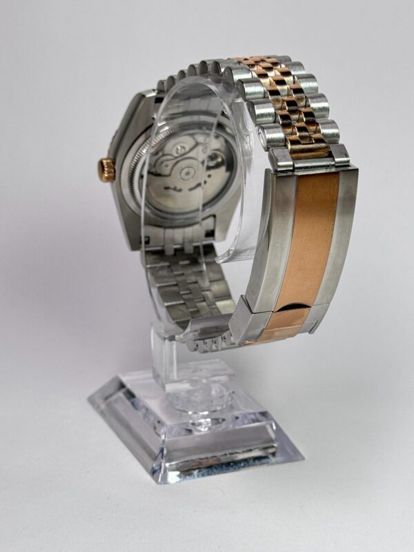 SEIKO MOD DAYDATE "BLACK ROSE GOLD" DIAMONDS