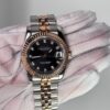 SEIKO MOD DAYDATE "BLACK ROSE GOLD" DIAMONDS
