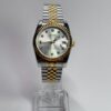 SEIKO MOD DAYDATE "WHITE GOLD" DIAMONDS