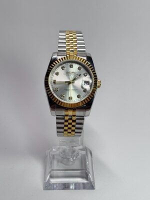 SEIKO MOD DAYDATE "WHITE GOLD" DIAMONDS