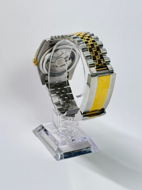 SEIKO MOD DAYDATE "WHITE GOLD" DIAMONDS