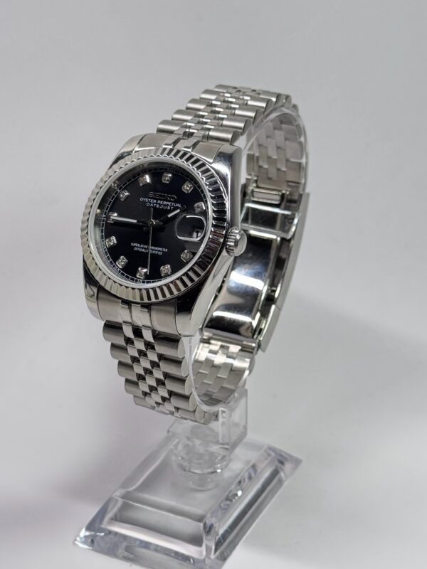 SEIKO MOD DAYDATE "BLACK" DIAMONDS