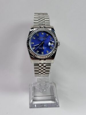 SEIKO MOD DATEJUST "BLUE DIAMONDS"