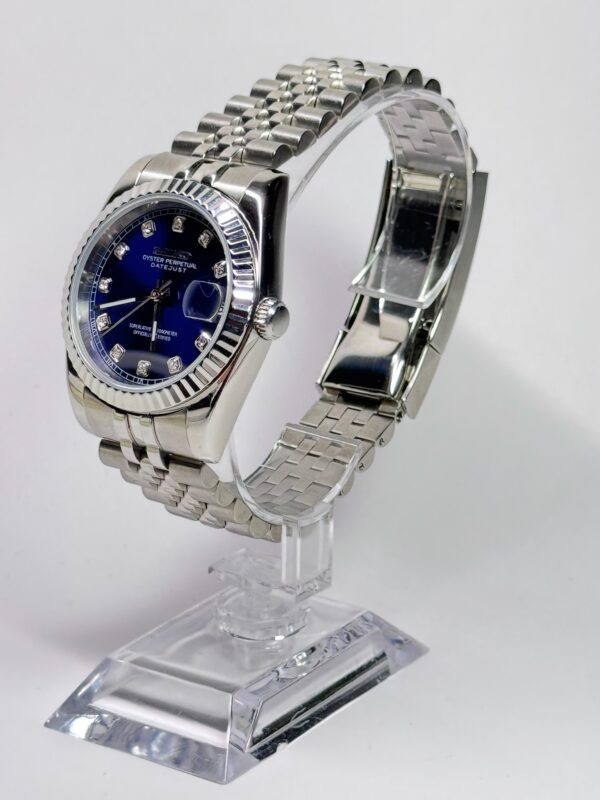 SEIKO MOD DATEJUST "BLUE DIAMONDS"