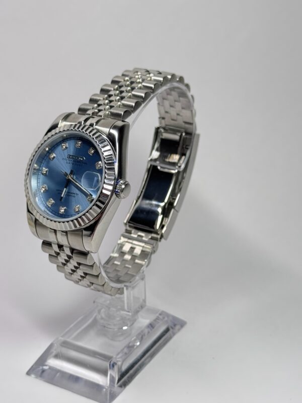 SEIKO MOD DATEJUST "ICE BLUE DIAMONDS"