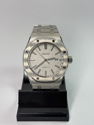 SEIKO MOD ROYAL OAK "WHITE"