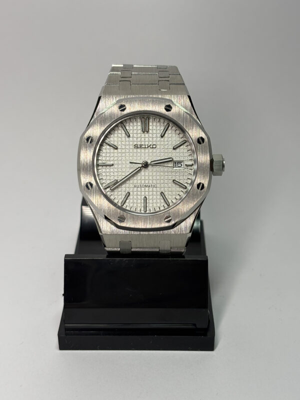 SEIKO MOD ROYAL OAK "WHITE"