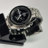 SEIKO MOD SPEEDMASTER BLACK SILVER