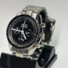 SEIKO MOD SPEEDMASTER BLACK SILVER