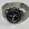 SEIKO MOD SPEEDMASTER BLACK SILVER