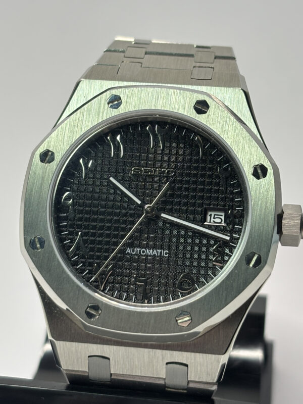 SEIKO MOD ROYAL OAK "ARABIC BLACK"