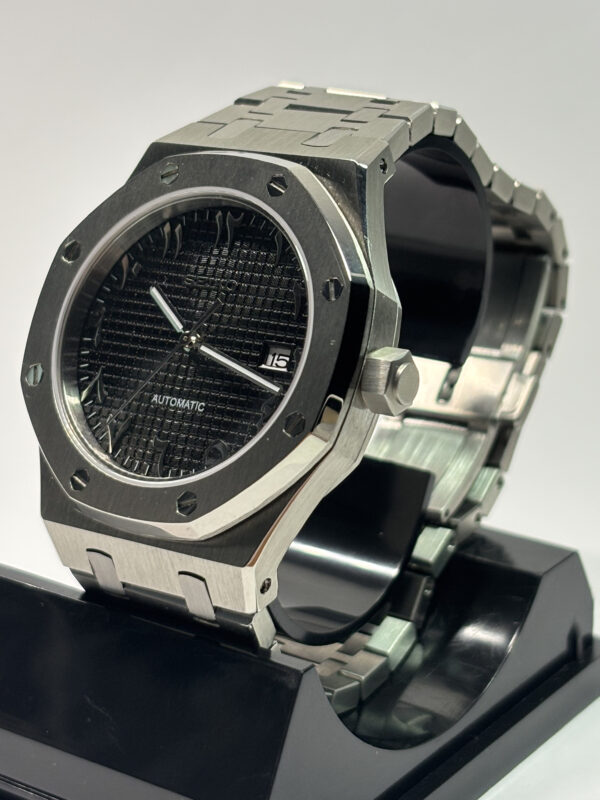 SEIKO MOD ROYAL OAK "ARABIC BLACK"
