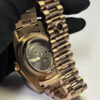 SEIKO MOD DAYDATE "GREEN OLIVE " ROSE GOLD