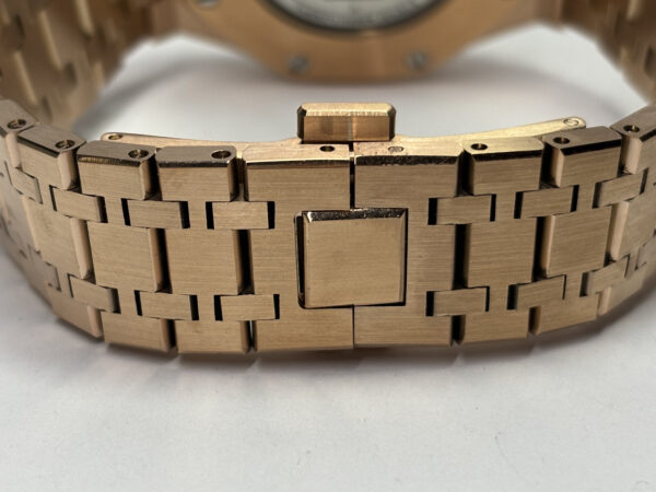 SEIKO MOD ROYAL OAK "ROSE GOLD & BLACK"