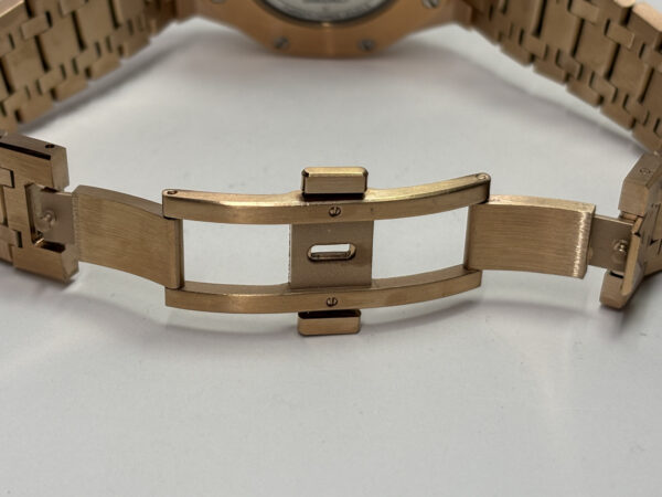 SEIKO MOD ROYAL OAK "ROSE GOLD & BLACK"