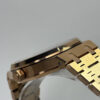 SEIKO MOD ROYAL OAK OPEN HEART "ROSE GOLD & NAVY CIRCLES DIAL"