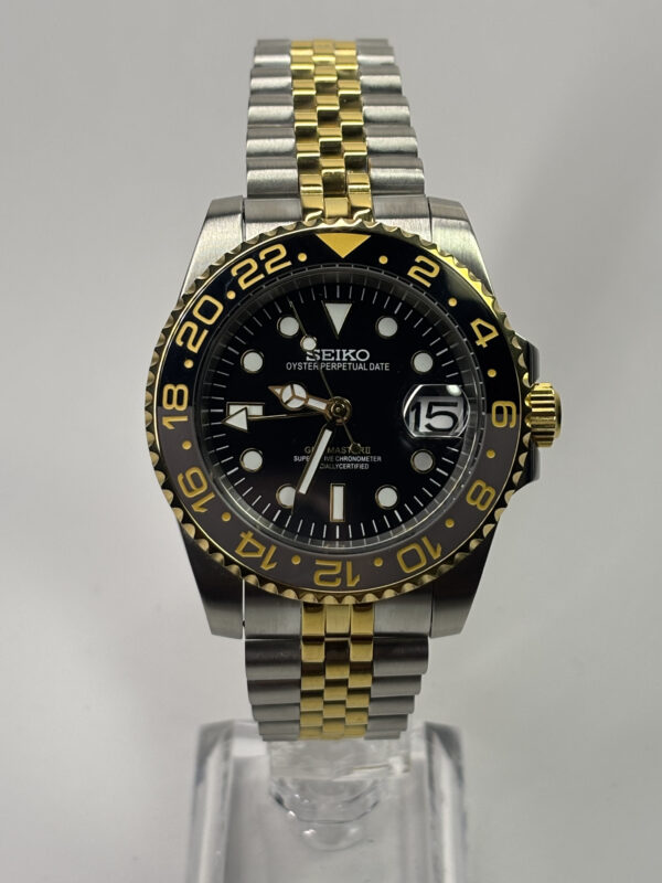 SEIKO MOD GMT MASTER II TWO-TONE "ZOMBIE"