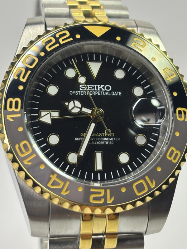 SEIKO MOD GMT MASTER II TWO-TONE "ZOMBIE"
