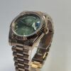 SEIKO MOD DAYDATE "GREEN OLIVE " ROSE GOLD