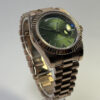 SEIKO MOD DAYDATE "GREEN OLIVE " ROSE GOLD