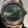 SEIKO MOD DAYDATE "GREEN OLIVE " ROSE GOLD