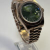 SEIKO MOD DAYDATE "GREEN OLIVE " ROSE GOLD