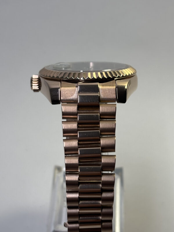 SEIKO MOD DAYDATE "GREEN OLIVE " ROSE GOLD