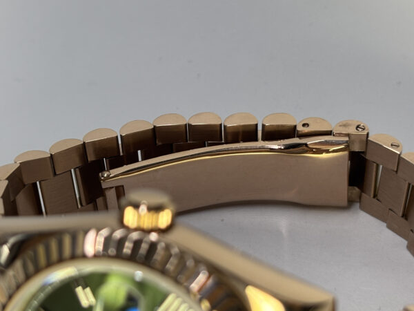 SEIKO MOD DAYDATE "GREEN OLIVE " ROSE GOLD